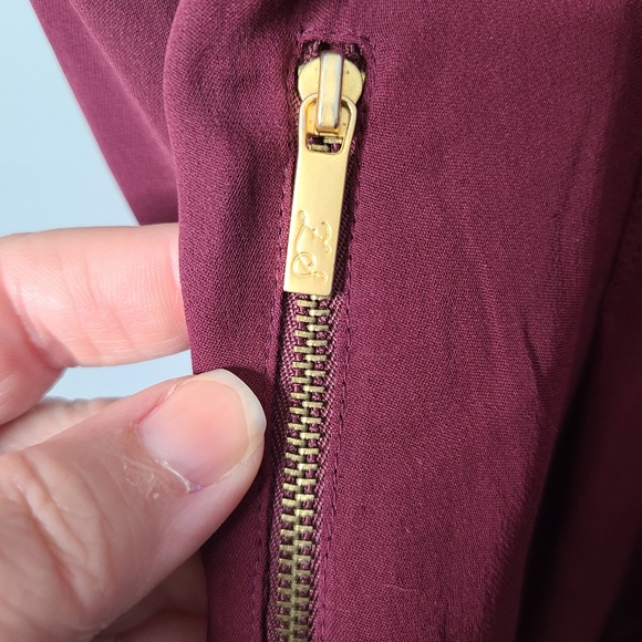 Zac Posen Z Spoke 100% Silk Button Front Buckle Shirt Dress - Picture 6 of 12